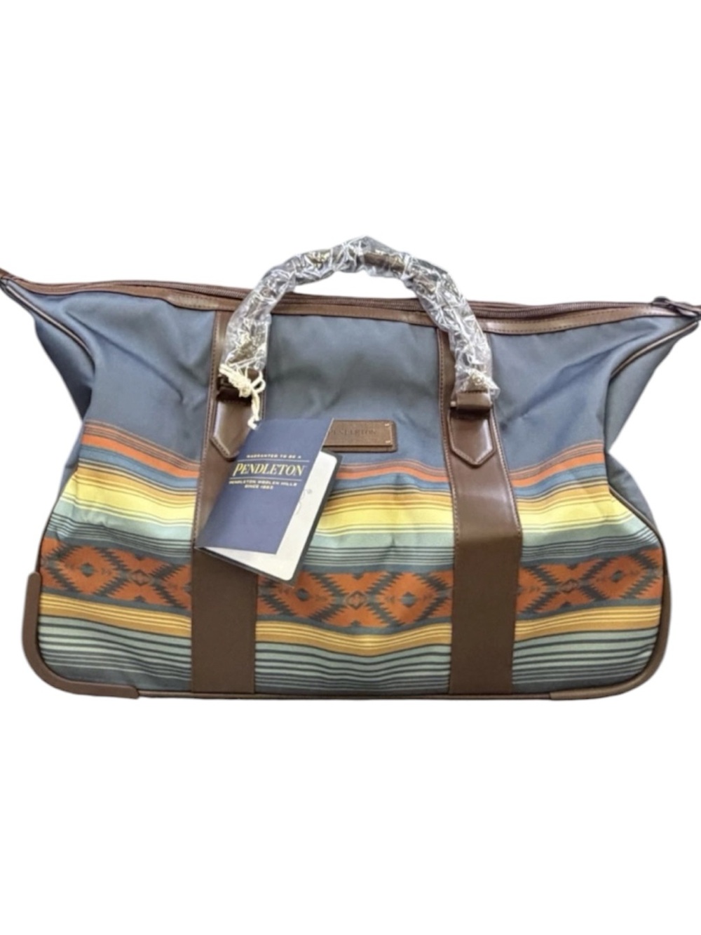 NWT Pendleton 22" Rolling Duffle Bag Carry On Luggage Southwest Stripe